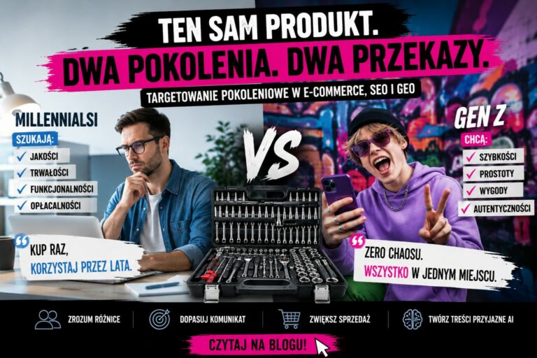Targetowanie pokoleniowe w e-commerce i SEO/GEO — jak pisać opisy produktów dla różnych generacji?